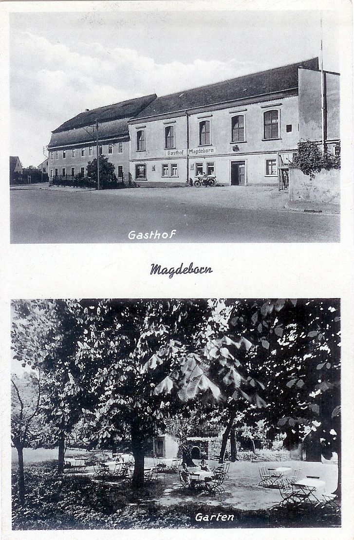 Gasthof Magdeborn-Göhren (geschätzt um 1935).